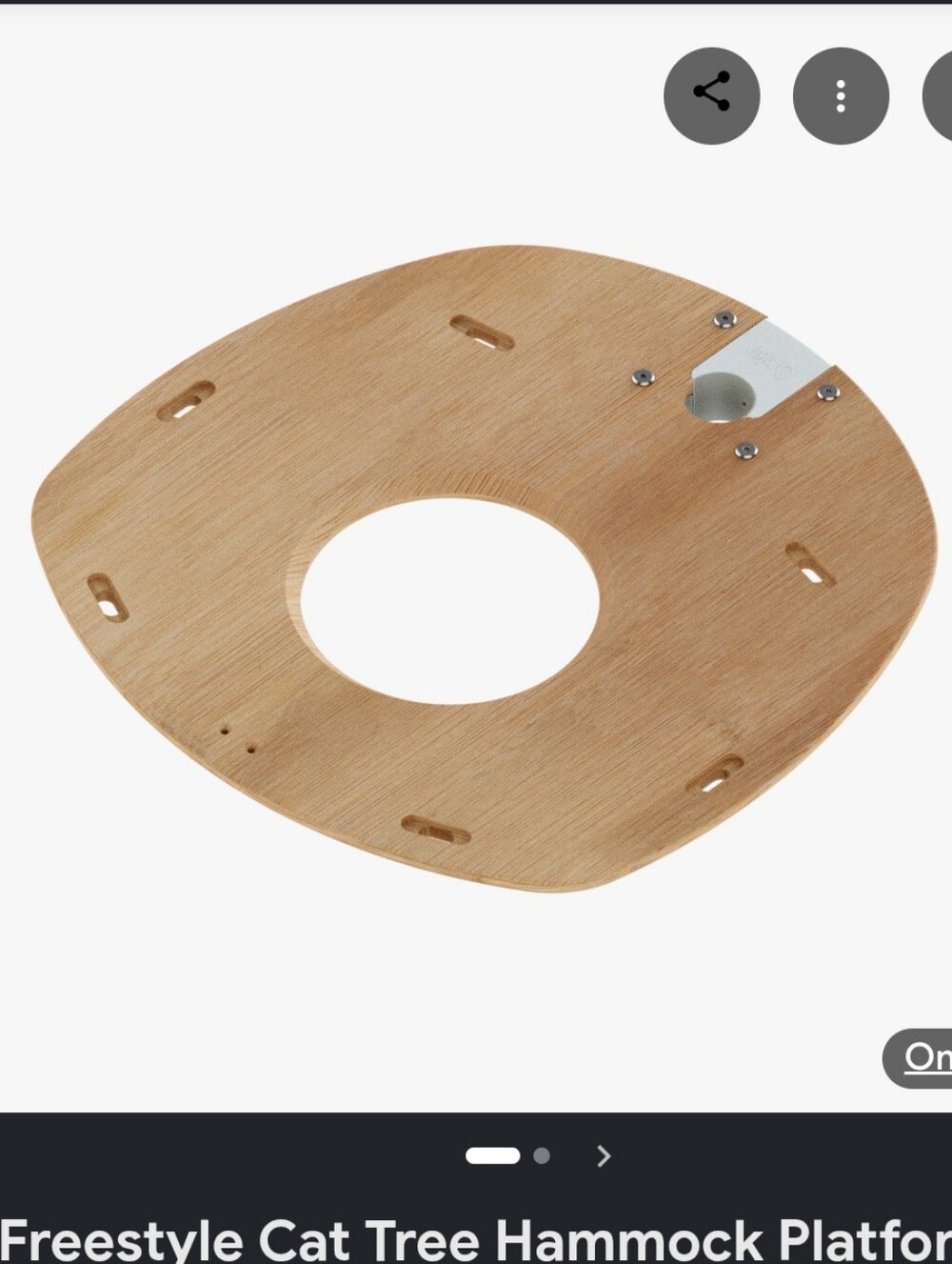 Omlet Cat Tree Hammock Platform
